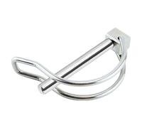 Trailer Coupler Pin - Stainless Lock Pin, Heavy Duty Safety Clip | Rust Resistant Hitch Fastener, Secure Steel Coupling Locking Peg, Multipurpose Tow Connector Tools, Pins for Lawn Bike Boat Cart