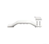 Trailer Door Handle Heavy Duty Nylon Pull Bar Wave Concave Design for Boat Marine Safety 285mm Cream White(230mm-Cream White)