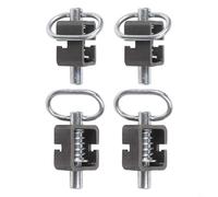 Trailer Gate Latch for Utility and Dump Trailers - Heavy Duty Spring Lock Assembly with 5/8 Inch Pin, Resistant Steel Weld On Catch for Se(4PCS)