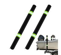 Trailer Guide Pole Pad - Reflective Guide Pole Cover with Cap for 36 Inch Boat Trailer | UV Fade Proof Oxford Cloth Covers 2pcs for Boat