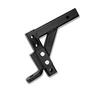 Trailer Hitch, 10" Adjustable Trailer Drop Down Steel Hitch Ball Mount Bar For 2" Receiver RV Tow Parts Car Camper Accessories Caravan