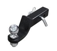 Trailer Hitch, 2 Inch Towbar Tongue Ball Mount With Tow Ball And Hitch Receiver Pin RV Truck Trailer Parts Car Camper Accessories Cara(Set With 2 Inch Ball)