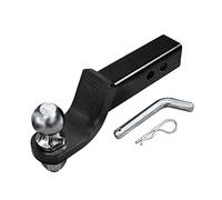 Trailer Hitch, 2 Inch Towbar Tongue Ball Mount With Towball And Hitch Pin RV Parts Car Camper Accessories Caravan Components(Set With Ball 2 Inch)