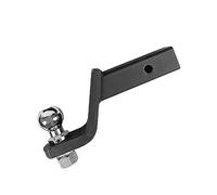 Trailer Hitch, 3 Inch Drop Tow Bar W/50 MM 2 Inch Ball Cover Mount Tongue Hitch Trailer Car RV Boat Parts Accessories(With 2 Inch Ball)
