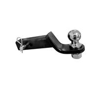 Trailer Hitch, 4 Inch Drop Towbar Tow Bar Ball Mount Tongue Hitch Trailer Car RV Boat Parts Accessories(With 2 inch ball)