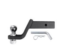 Trailer Hitch, 4 Inch Towbar Tongue Ball Mount With Towball And Hitch Pin RV Parts Car Camper Accessories Caravan Components(With 50mm Ball)