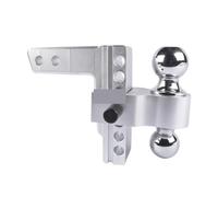 Trailer Hitch, AP03 Adjustable Trailer Hitch Fits 2" Receiver, 6" Drop/Rise Aluminum Drop Hitch -12,500 LBS For Heavy Trucks W/Pair Locks