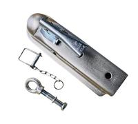 Trailer Hitch Ball 2 X Inch 3500 Lbs Trailer Coupler Hitch Ball Coupling Straight Tongue RV Parts Camper Caravan Accessories(Size 2)