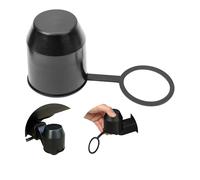 Trailer Hitch Ball Cover, 1 pc, for ball head hitches with up to Ø 50 mm (2" inch), does not get lost, Tow Bar Cover, Rubber head cap, Tow Bar Cap, car wash proof, abrasion, dirt protection