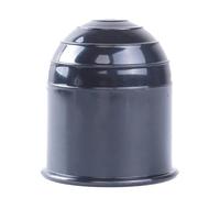 Trailer Hitch Ball Cover - Caravans Towball Protector | Auto Tow Bar Cap Socket For 50mm 2" 1-7/8" Pegs ABS Weatherproof Dust Guard Accessory, 5x5x6.7cm, 31g, Black Universal Automotive Part