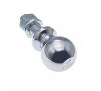 Trailer Hitch Ball Tow Ball Coupling Mount Hardware Steel Secure Connection With Threaded Shank Hex Nut And Washer Heavy Duty Design Suitable for Towing Trailers RV Heavy Loads, 5000 Lbs, 25mm Shank