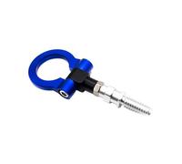 Trailer Hitch, Car Style Racing Tow Trailer Hooks Front Rear Towing Bars Billet Aluminum Black Red Gold Green Blue(Blu)