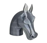 Trailer Hitch Cover - Decorative Horse Head, Protective Cap, Heavy Duty Exterior, Receiver Cover | Elegant Rustic Ornament For Cars Sedans Trucks SUVs Road Trips House Moving Cargo Camping Holiday Out