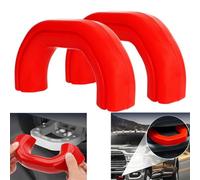 Trailer Hitch Cover for Dodge For RAM 2500 3500 2019-2025 Front Tow Hooks Covers with Long-Lasting Nitrile Material