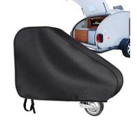 Trailer Hitch Cover - Oxford Cloth Waterproof Windproof Design, Secure Drawstring Fit, 95x60cm Size | Caravan Hauler Towing Ball Protector for Travel Trailer Tongue Jack Outdoor Vehicle Accessory