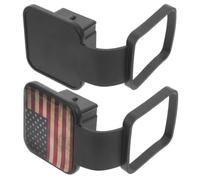 Trailer Hitch Cover Remembrance Day 2pcs Tribute | Silicone Rubber Debris Protection, Easy Install, Keeps Hitch Clean, Car Wash Protection, off Road Use