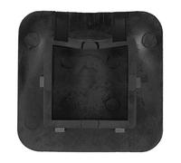 Trailer Hitch Cover Rubber Universal Black Protective Flexible Tube Cap Plug for 2in Receiver