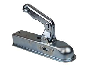 Trailer Hitch Female Coupling 50mm Tow-Ball Receiver - MAX Load 800KG - For 50mm Drawbar, Unbraked Trailer, Pressed Steel Hitch, E-Marked for European Safety Approval (For 60mm Drawbar)