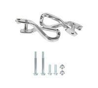 Trailer Hitch Fit For Gmc Sierra 1500 2019-2022 Front Tow Recovery Hooks 84280203 Complete Set With Mounting Bolts hitch coupling(Silver)