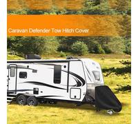 Trailer Hitch Lock Covers - Windproof Waterproof Oxford Cloth Protector, Towing Ball Guard, Heavy Duty Hitch Cover | For Car Hauler Caravan Travel Trailer Safety Security Outdoor Equipment