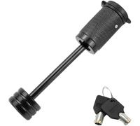 Trailer Hitch Lock Robust Steel Construction Rust-Proof Dust Cap for Boat Horsebox Tow Bar Protection Fit 20cm(Single Item)