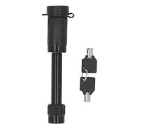 Trailer Hitch Lock with Keys, 5/8 Inch Diameter 3 Inch Long Pin, Heavy - Duty Steel Hitch Receiver Lock for Class III IV 2in 2-1/2in Trailer Truck Boat Bike (TYTCS75B (Black))