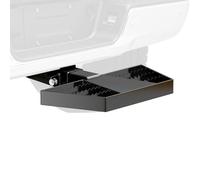 Trailer Hitch Step for 2" Receivers, 15.9" Rear Bumper Guard Protector with Anti-Slip, Heavy Duty Tow Hitch Step Bar Includes Pin & Clips, 450LBS Load Capacity Fits Pickup Truck SUV Vans