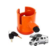 Trailer Hitch Tongue Padlock,Universal Steel Heavy Duty Anti-Theft Tools - Trailer Parking Lock,for Cargo Doors Containers Cats Lawn Mowers