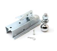 Trailer Hitch Tongue Trailer Coupler 1-7/8 Inch 2000 Lb Hitch Ball ATV UTV RV Parts Camper Caravan Dirt Vehicle Quad Parts Ball Hitch(B)