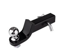 Trailer Hitch, Towbar Tongue Ball Mount With Towball And Hitch Pin RV Hitch 2 Inch Receiver With 6000 Pound Capacity Mount Solid Trailer Hitch