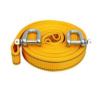 trailer hook， 8t/5m Car Traction Rope Heavy Road Rescue Tow Strap Winch with 2 Safety Hooks for Truck Off-Road Recovery