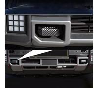 Trailer Hook Mount Trim Covers for Chery For Jetour Traveler T2 2023-2024 Two-Piece ABS Plastic Exterior Fitment Set (Carbon fiber)
