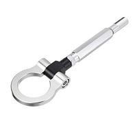 Trailer Hooks Universal Car Tow Towing Hook Ring Racing Front Rear(Silver)