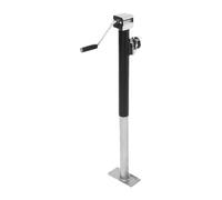 Trailer Jack 10 Inch Vertical Travel Adjustable Drop Leg 2000/5000Lbs Capacity Square Pipe Mount Swivel Jack RV Trailer for Trailers, Boats, Campers(5000 pounds B)