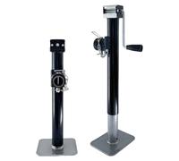 Trailer Jack | 1763 lbs Capacity Steel Scissors Jacks | Steel Scissors Jacks, Heavy Duty Trailer Jack, Robust RV Stabiliser Jacks for Boat Hand Crank Trailer - 1763 Pound Capacity High Performance Sta
