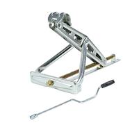 Trailer Jack, 1PC RV Trailer Stabilizing Stands With 1 Hand Handle C-Style Jacks Caravan Parking Legs Camping Stabilizer Parts Accessories for RV Boat Trailers