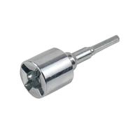 Trailer Jack Drill Adapter - 2 Piece Electric Socket Set | Bolt-ON Wrench Upgrade Drill Adapter | Fits 1" Trailer Jack & RV Scissor Jack Sha