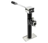 Trailer Jack Heavy-Duty Trailer Jack Side Winder Pull Cart Lift 10 Inch Manual Support Foot for Automotive Repair Industry