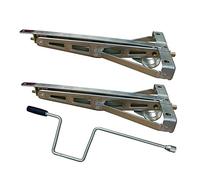 Trailer Jack, RV Trailer Stabilizing Stands Parts C-Style Jacks Caravan Stabiliser Parking Legs Motorhome Camping Stabilizer for RV Boat Trailers
