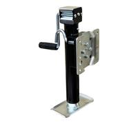 Trailer Jack Side Wind 5000 Lbs Pipe Mount Swivel Legs Stabilizer Jacks RV Parts Camper Caravan Accessories for Trailers, Boats, Campers(10inch)