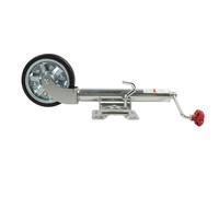 Trailer Jack Wheel - Boat Trailer Jack With Wheel, Lift Bolt-on Swivel Tang 1500lbs Heavy Duty Jockey With 20cm For Yachts, Boats, Trailers(Rubber Clad Iron