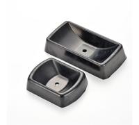 Trailer Jack Wheel Chock Rubber Caster Stopper 6 Inch | Stops trailer jack caster wheels from rolling or sinking into soft ground while parked.