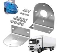Trailer Light Bracket | 2 Piece Angled Lamp LED Rack - L Shape Stainless Steel Under Glow Frame Bracket with Pre-Drilled Holes and Hardware,for Truck Underglow Side Tail Roof Auxiliary Lighting