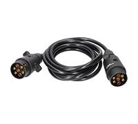 Trailer Light Electrics 1.5m Extension Cable Lead Male to Male 7 Pin Plugs