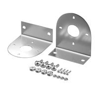 Trailer Lights Bracket - 2 Piece Stainless Steel LED Lamp Holder, L Shape Stainless Steel Under Glow Frame Bracket with Pre-Drilled Holes and Hardware | Durable Mounting for Truck Underglow Tail Roof
