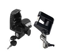 Trailer Lock, Tongue Lock Set, Strength Double Combination, Anti-Theft Locking System, for Marine Kayak Truck Boat Travel Adventures, 110 x 7.6 x 9.2 cm