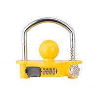 Trailer Lock with Four Digit Password Combination for RVs and Utility Trailers, Crafted from Aluminum Alloy for Solid Theft Deterrence