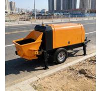 Trailer Mounted Mini Concrete Pump Mixer Portable Concrete Conveying Machine