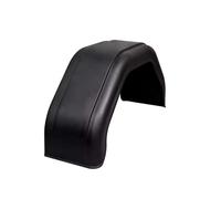 Trailer Mudguard Wheel Arch Cover Guard PP Shell With Smooth Curved Surface Blends With Body Protects From Mud Water Stones Suitable for Utility, Small Fits 12-13 Inch Tires