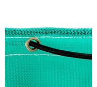 Trailer Net, Fine Mesh, 2.50 x 4.50 m, with Elastic Cord, Durable, Transport Net, Cover Net, Container Net, Safety Net, Luggage Net